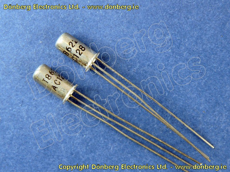 Semiconductor AC128 (AC 128) TRANSISTOR GERMANIUM PNP / 32V / 1A